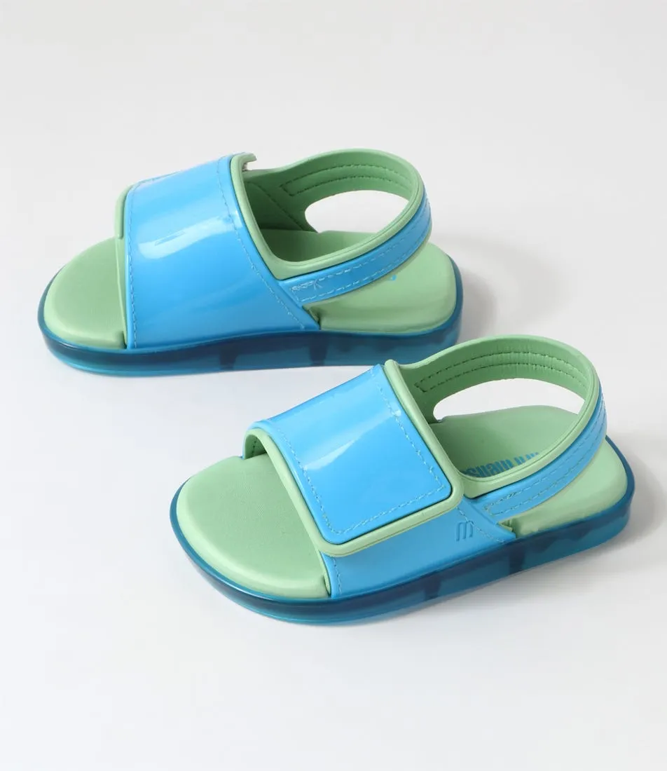 MELISSA Brave Pre Blue Green Pvc Sandals