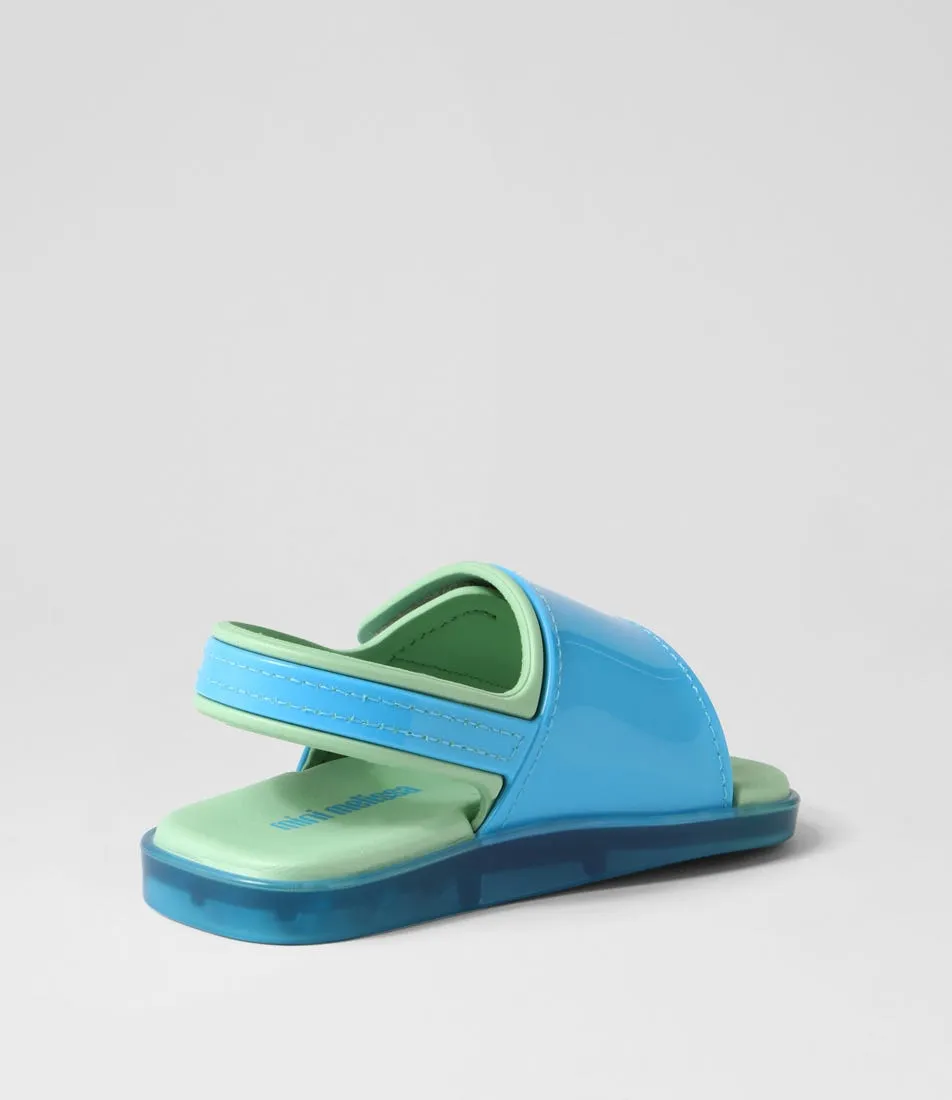 MELISSA Brave Pre Blue Green Pvc Sandals