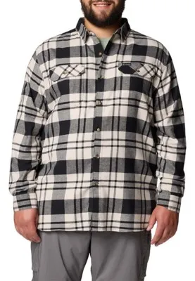 Men's Columbia Flare Gun Stretch Flannel Long Sleeve Button Up Shirt