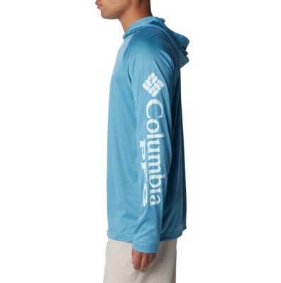 Men's Columbia Terminal Tackle Heather Hoodie Long Sleeve Hooded T-Shirt