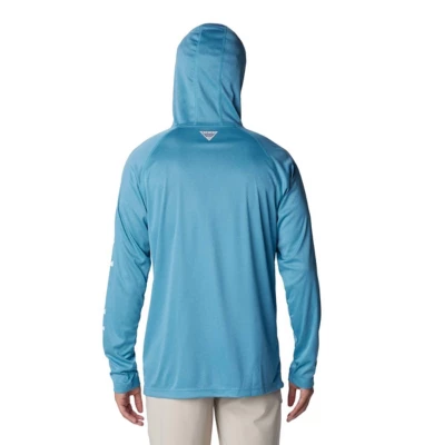 Men's Columbia Terminal Tackle Heather Hoodie Long Sleeve Hooded T-Shirt