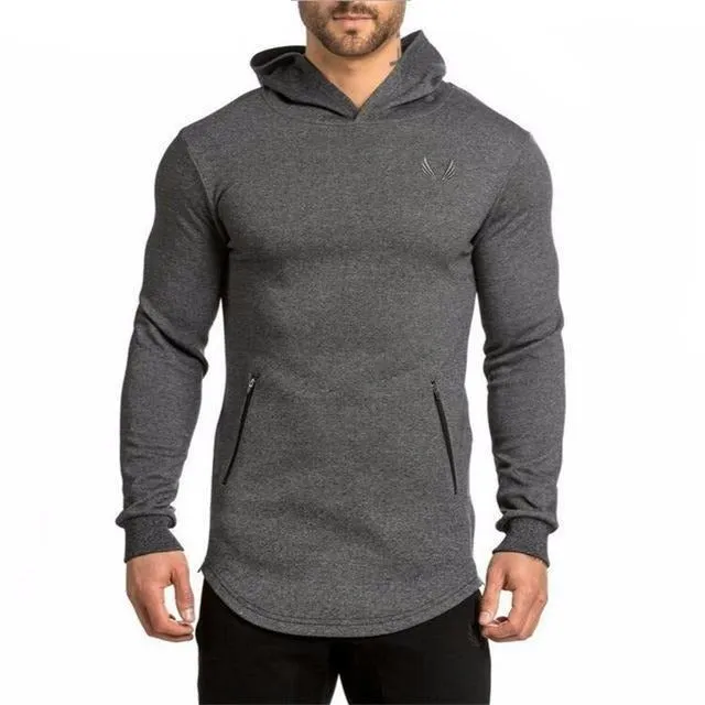 Mens Cotton Gym-Hoodie