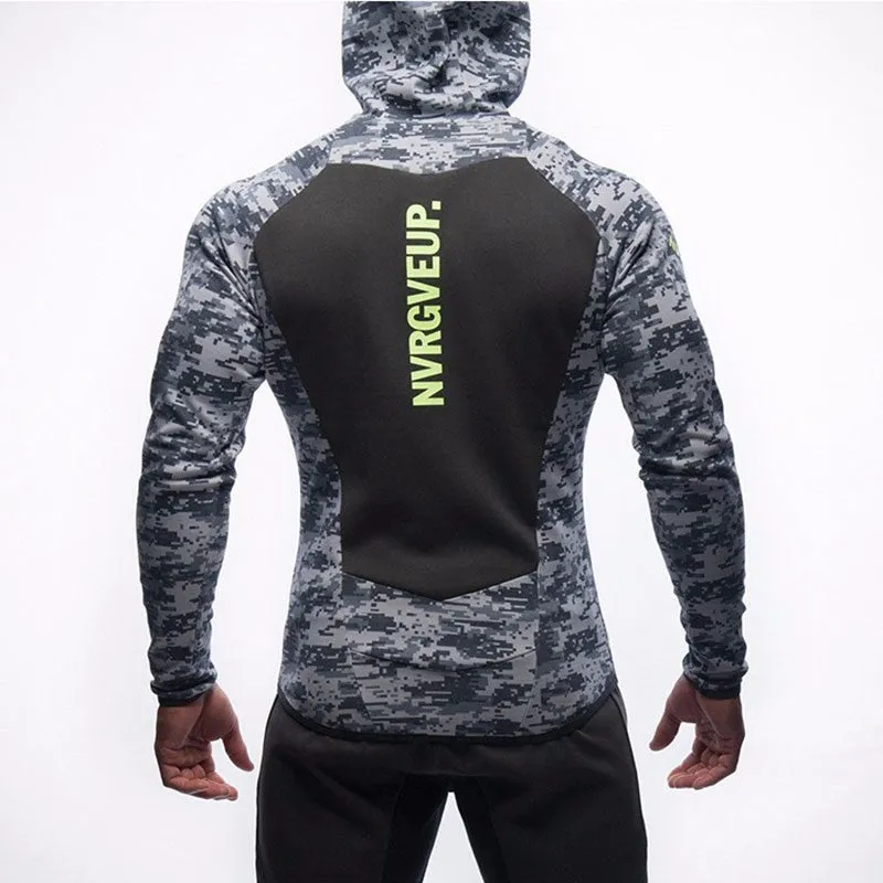 Men's Gym Shark Muscle Fit Hoodie