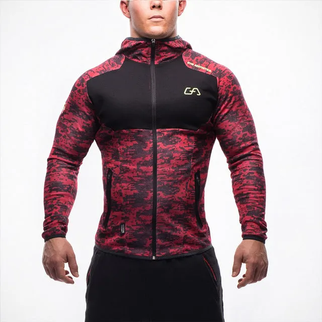 Men's Gym Shark Muscle Fit Hoodie