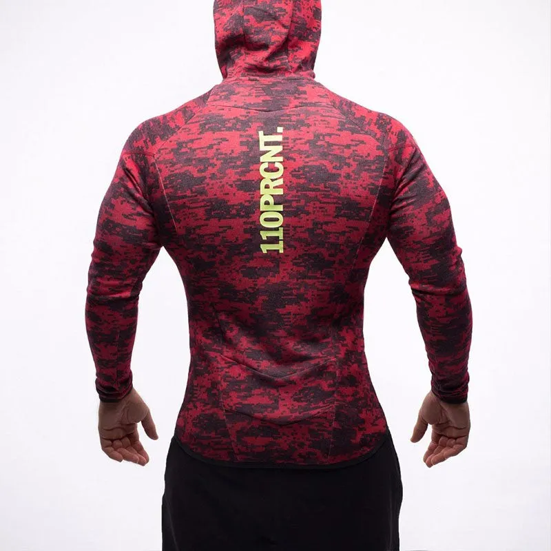 Men's Gym Shark Muscle Fit Hoodie