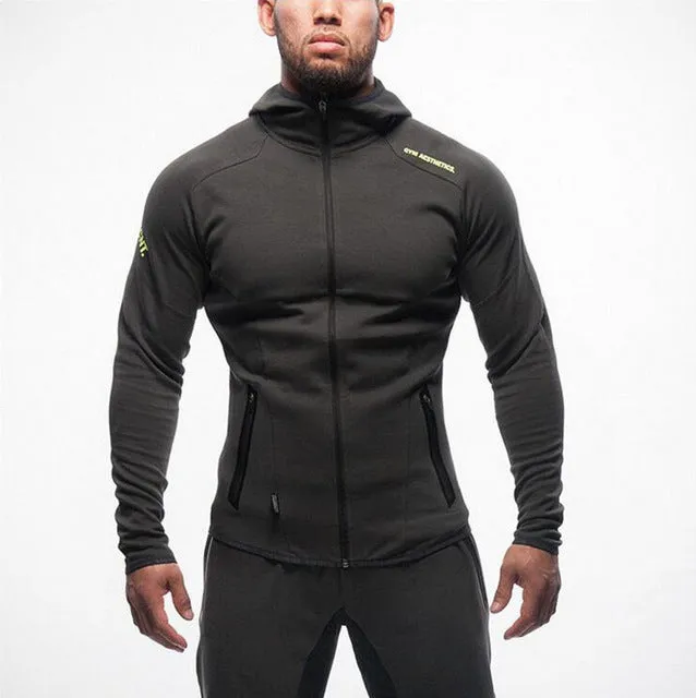 Men's Gym Shark Muscle Fit Hoodie