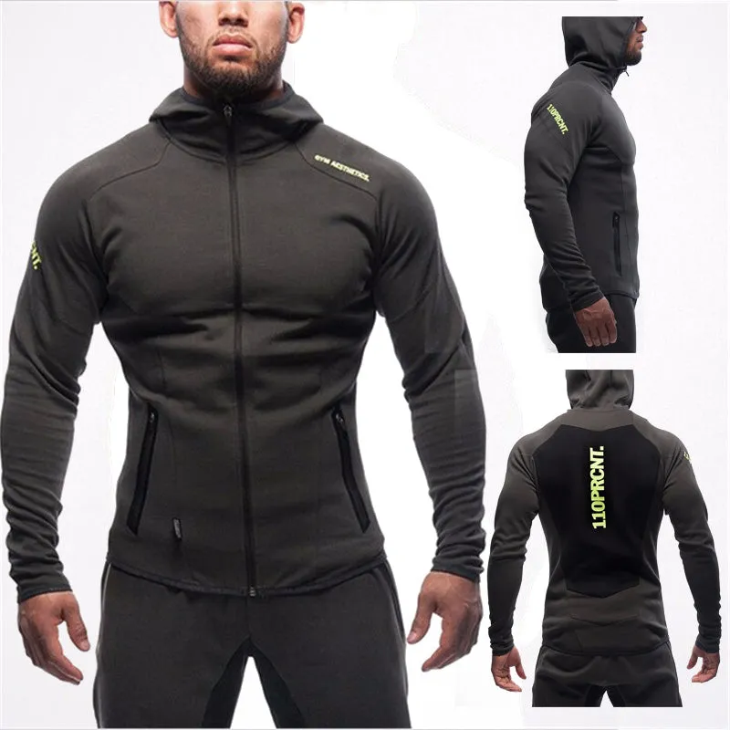 Men's Gym Shark Muscle Fit Hoodie