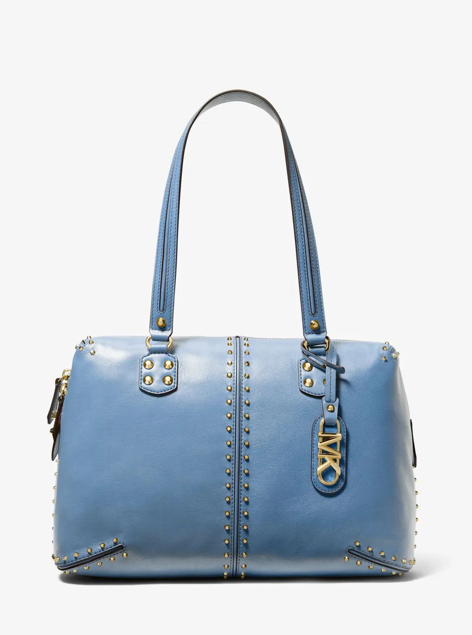 MICHAEL MICHAEL KORS Astor large studded leather tote bag -                         -                     -                