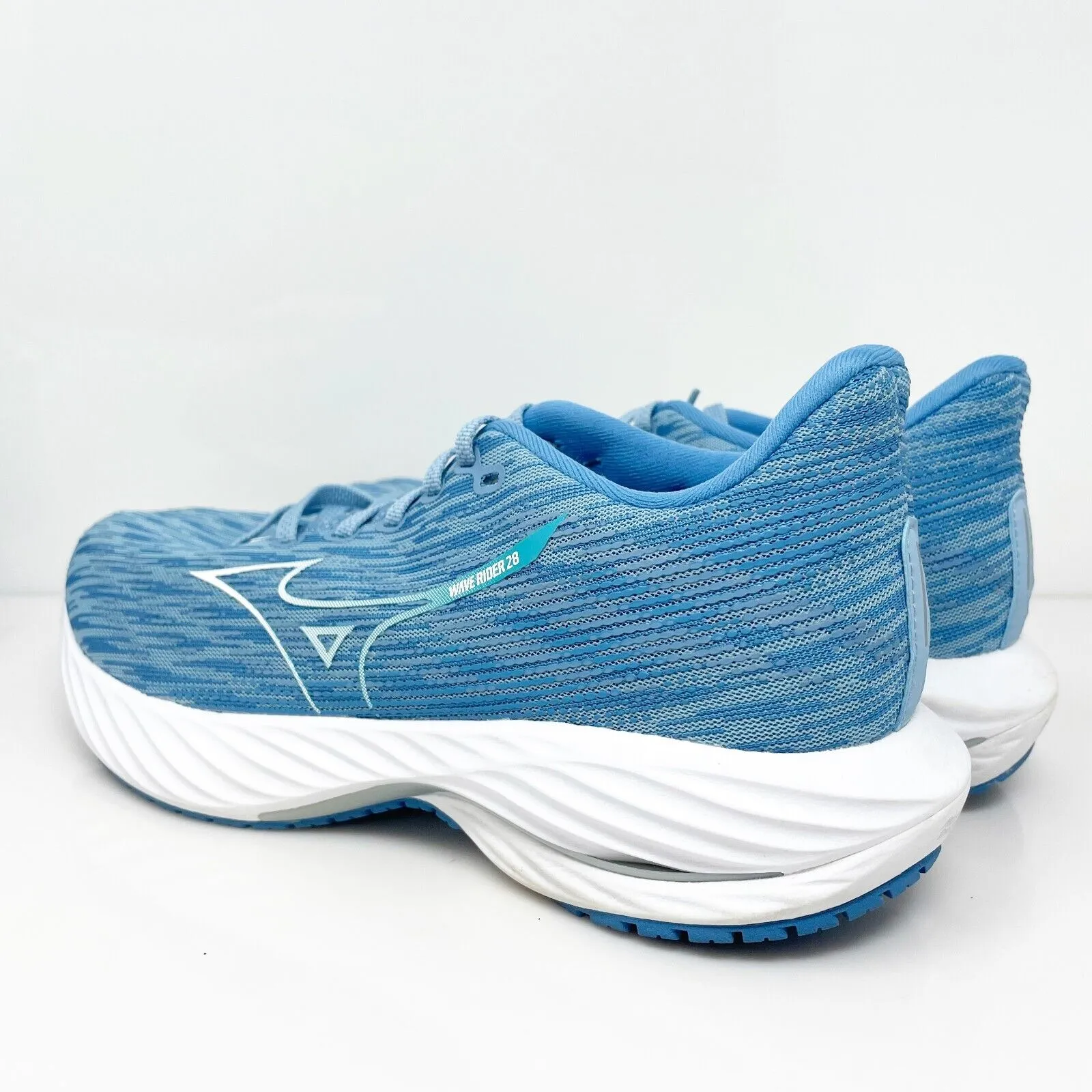 Mizuno Womens Wave Rider 28 411457 GL00 Blue Running Shoes Sneakers Size 8.5