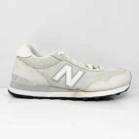 New Balance Unisex 515 WL515WHT White Running Shoes Sneakers Size M 7 W 8.5 B