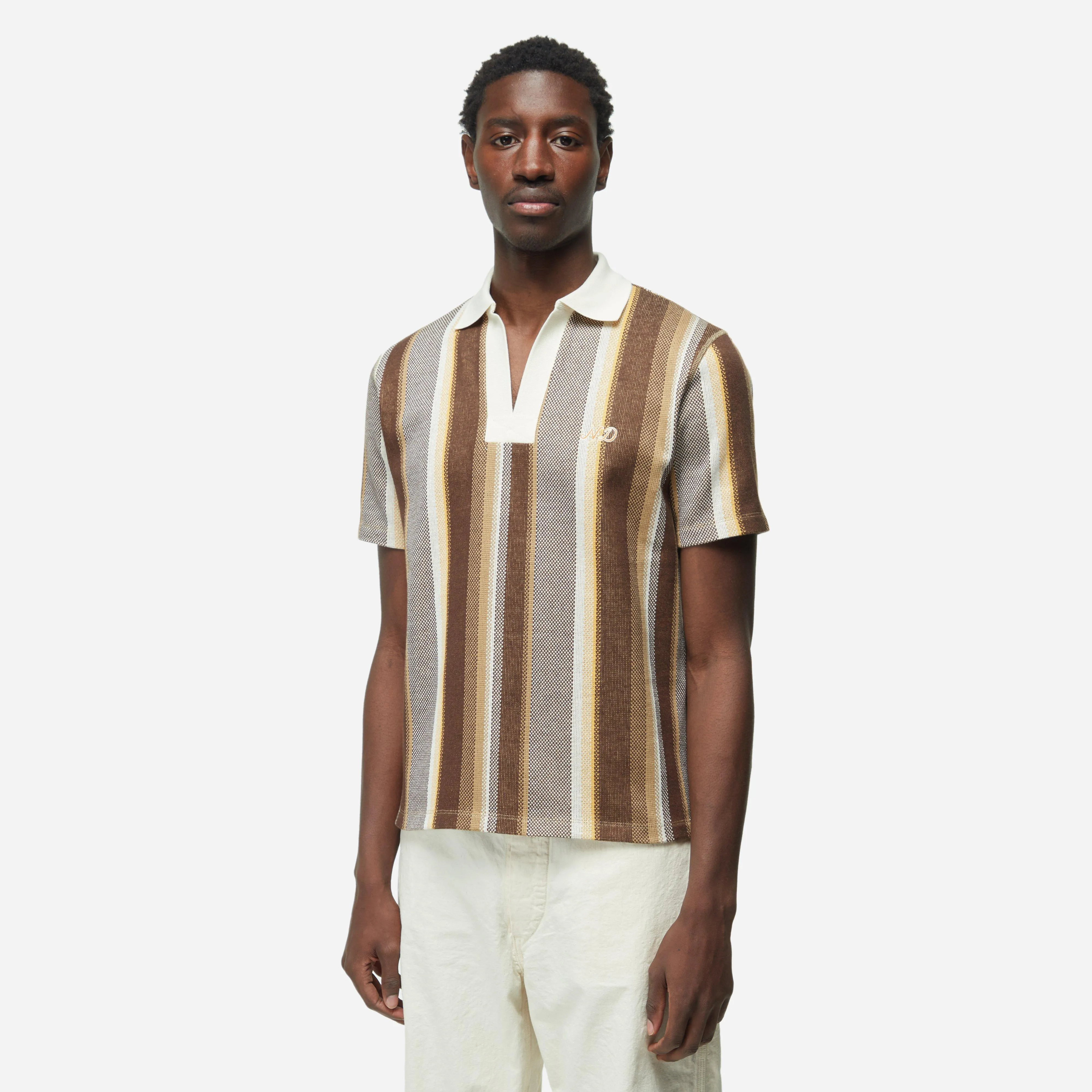 Nicholas Daley SS Stripe Polo