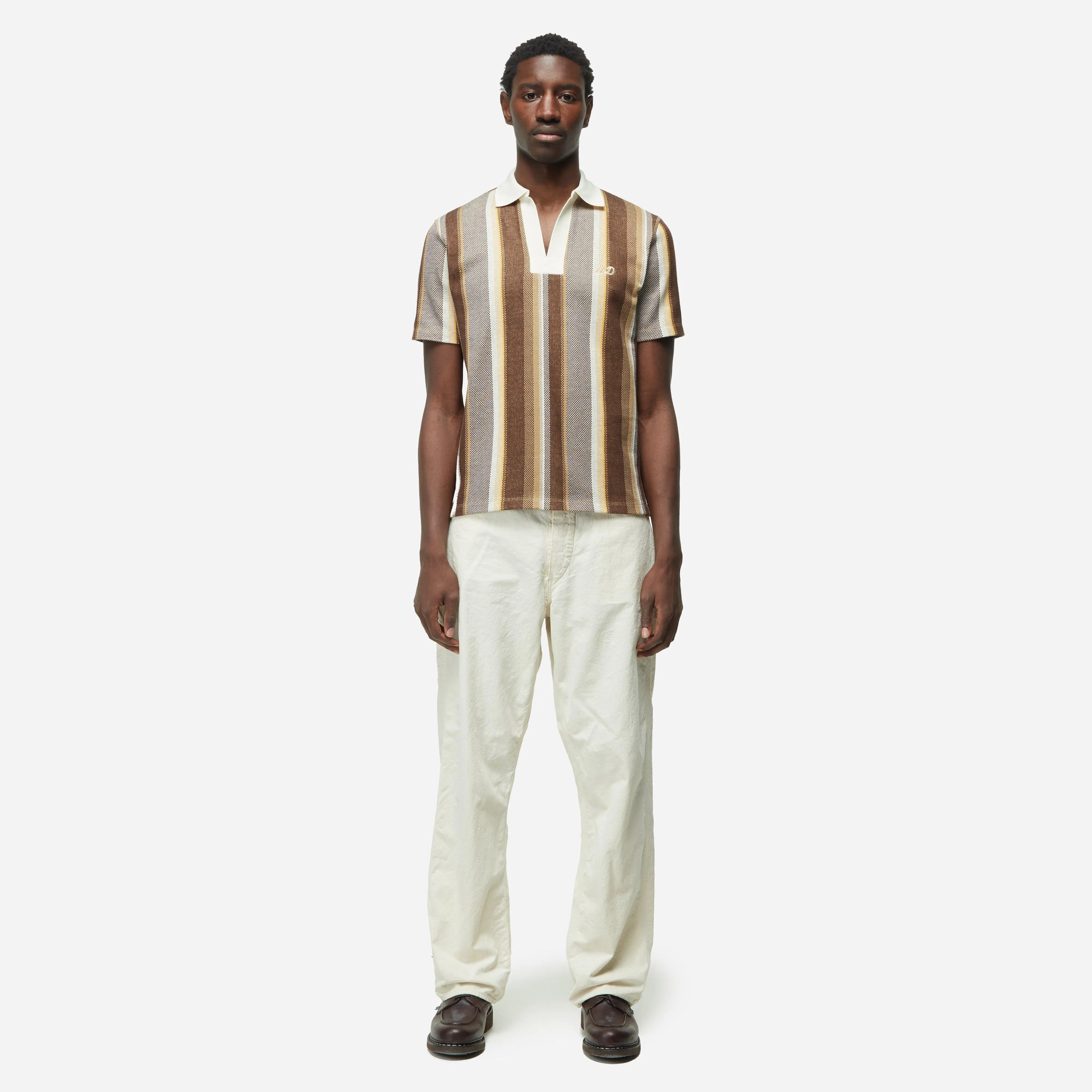 Nicholas Daley SS Stripe Polo