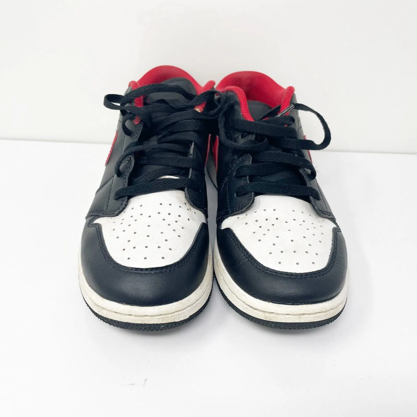 Nike Boys Air Jordan 1 Low 553560-063 Black Casual Shoes Sneakers Size 6.5Y