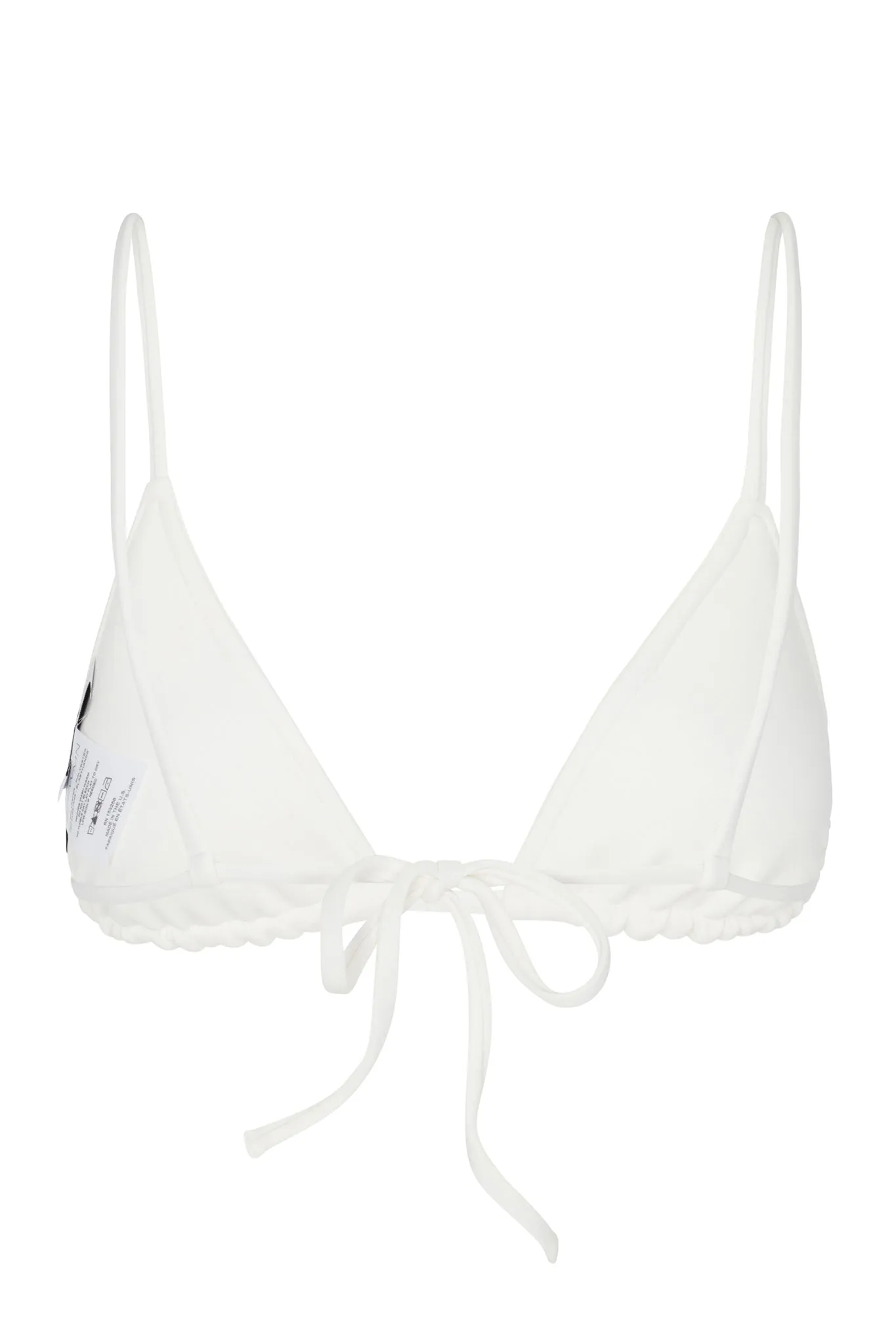 Off-White Triangle Bikini Top