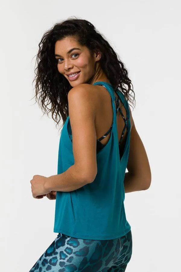 ONZIE // FLOW TANK - TEAL