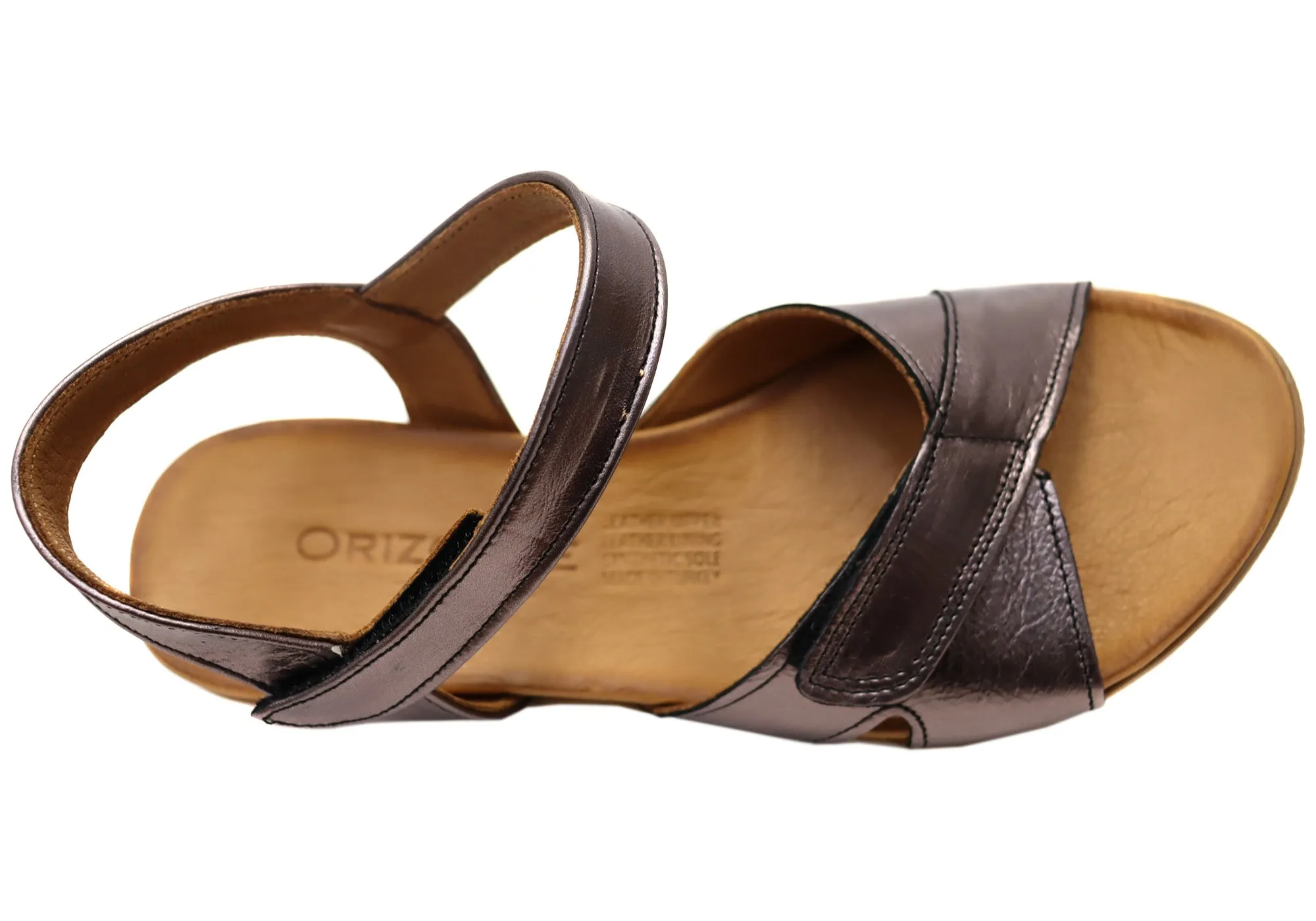 Orizonte Luvve Womens Comfortable European Leather Sandals