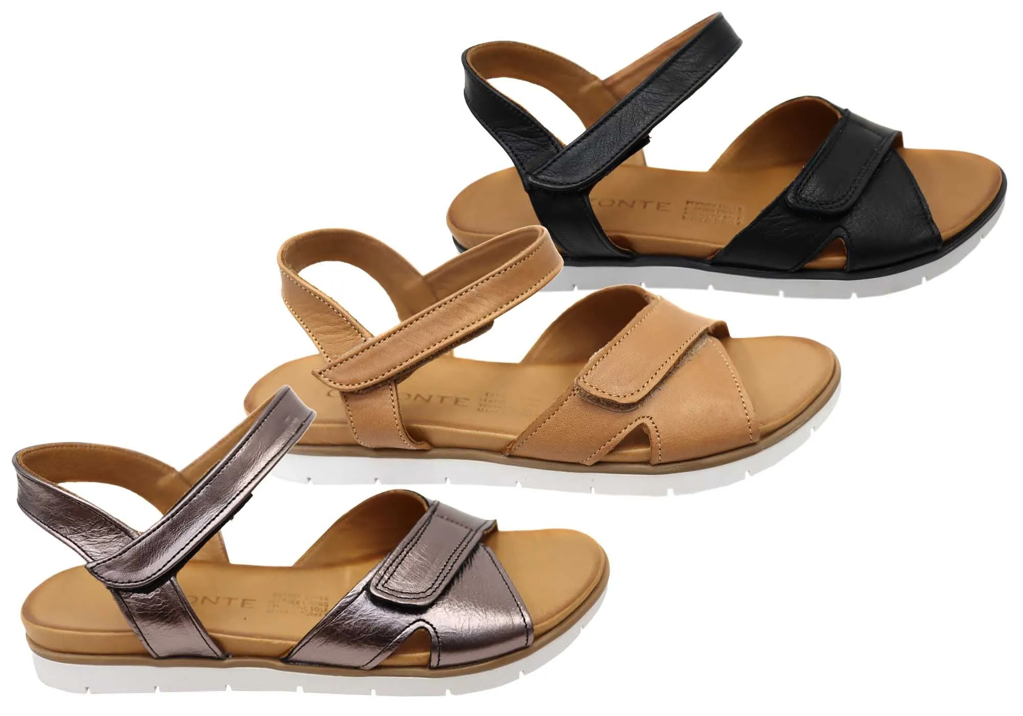 Orizonte Luvve Womens Comfortable European Leather Sandals