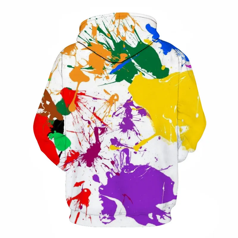 Paint Splash Art A Hoodie