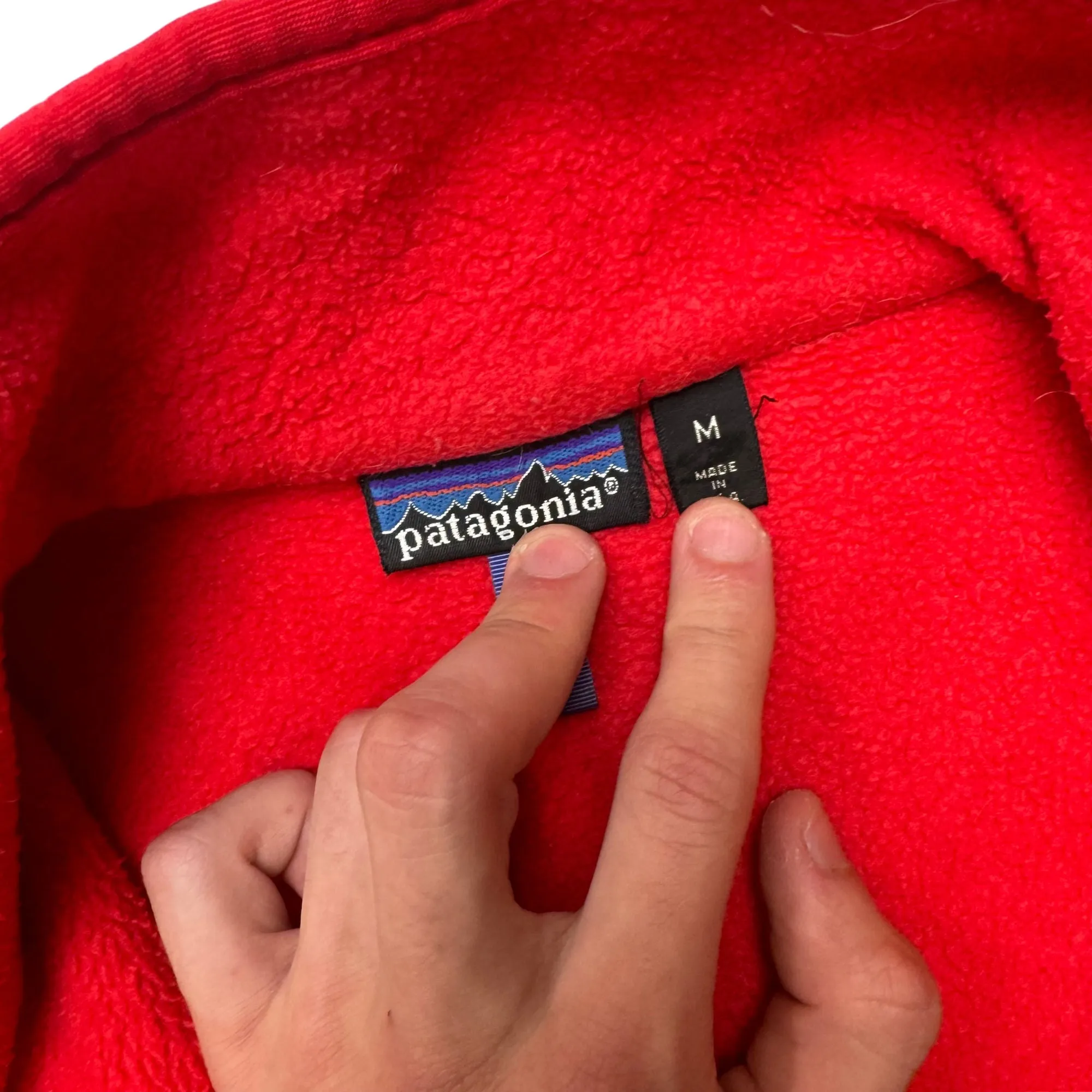 Patagonia 80's Synchilla Full-Zip Fleece Red Rare