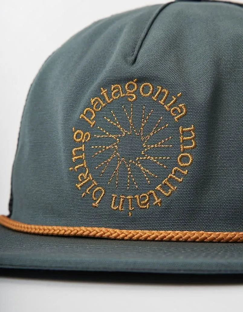 Patagonia Airfarer Cap - Spoke Stencil: Nouveau Green