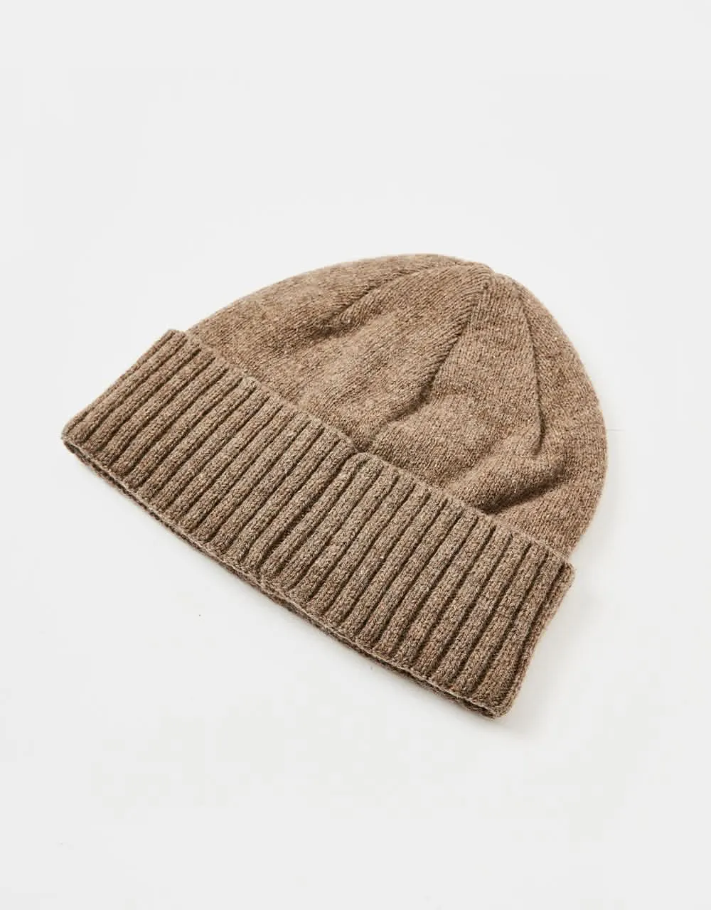 Patagonia Brodeo Beanie - Fitz Roy Trout Patch/Ash Tan