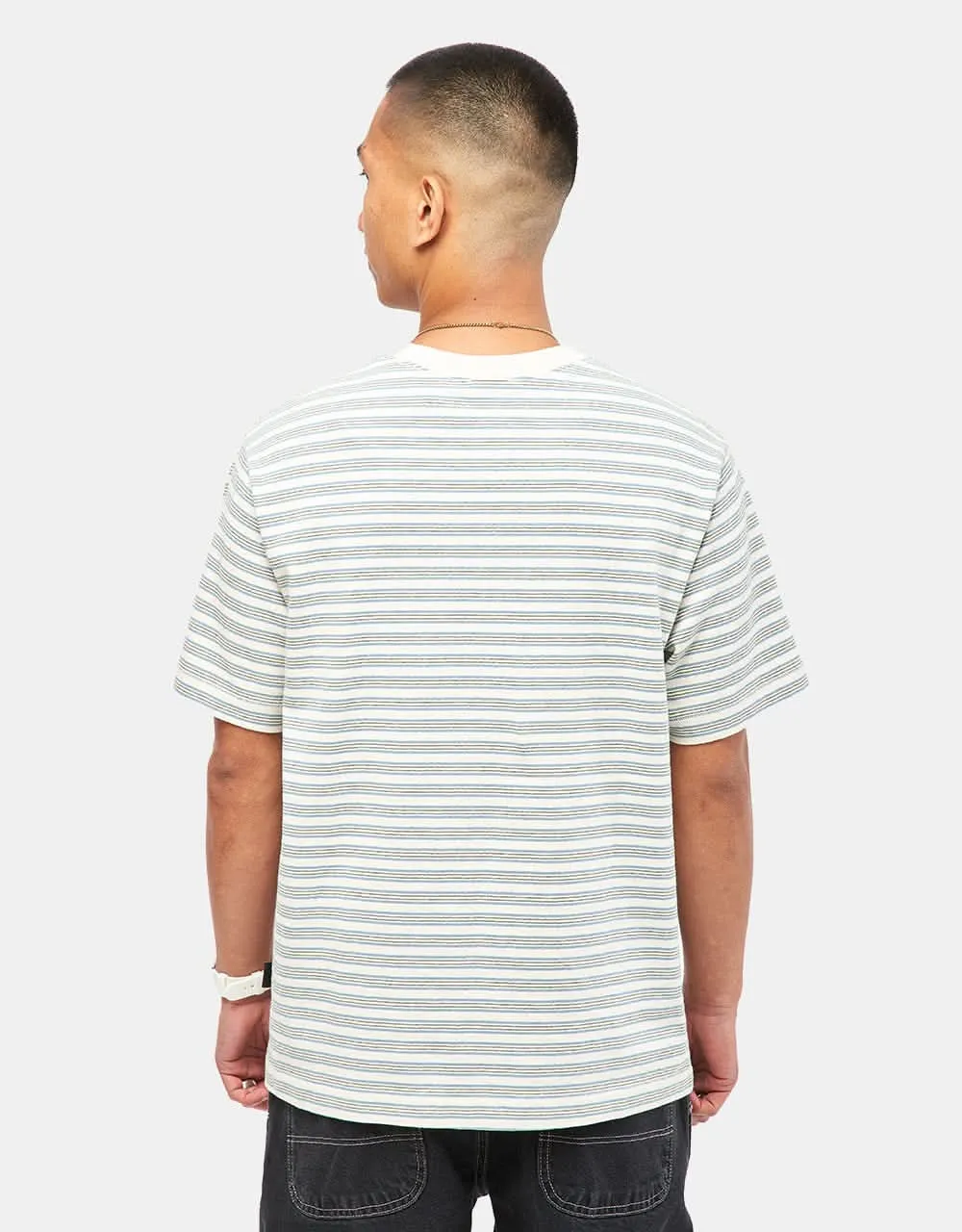 Patagonia Daily Pocket T-Shirt - Hidden Stripe: Natural