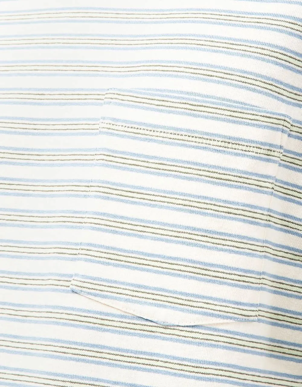 Patagonia Daily Pocket T-Shirt - Hidden Stripe: Natural