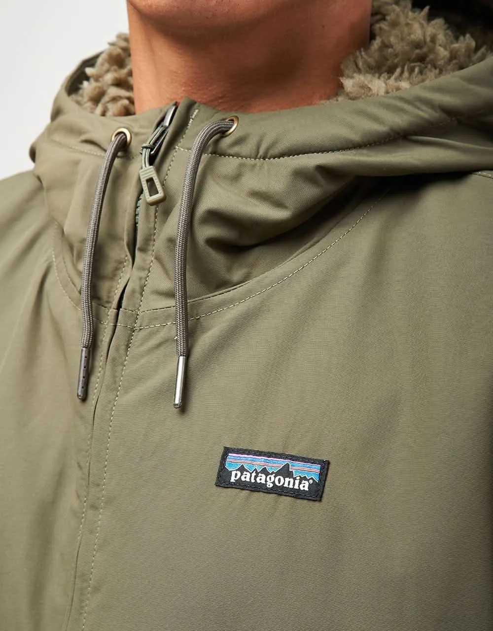 Patagonia Lined Isthmus Hoody Jacket - Basin Green