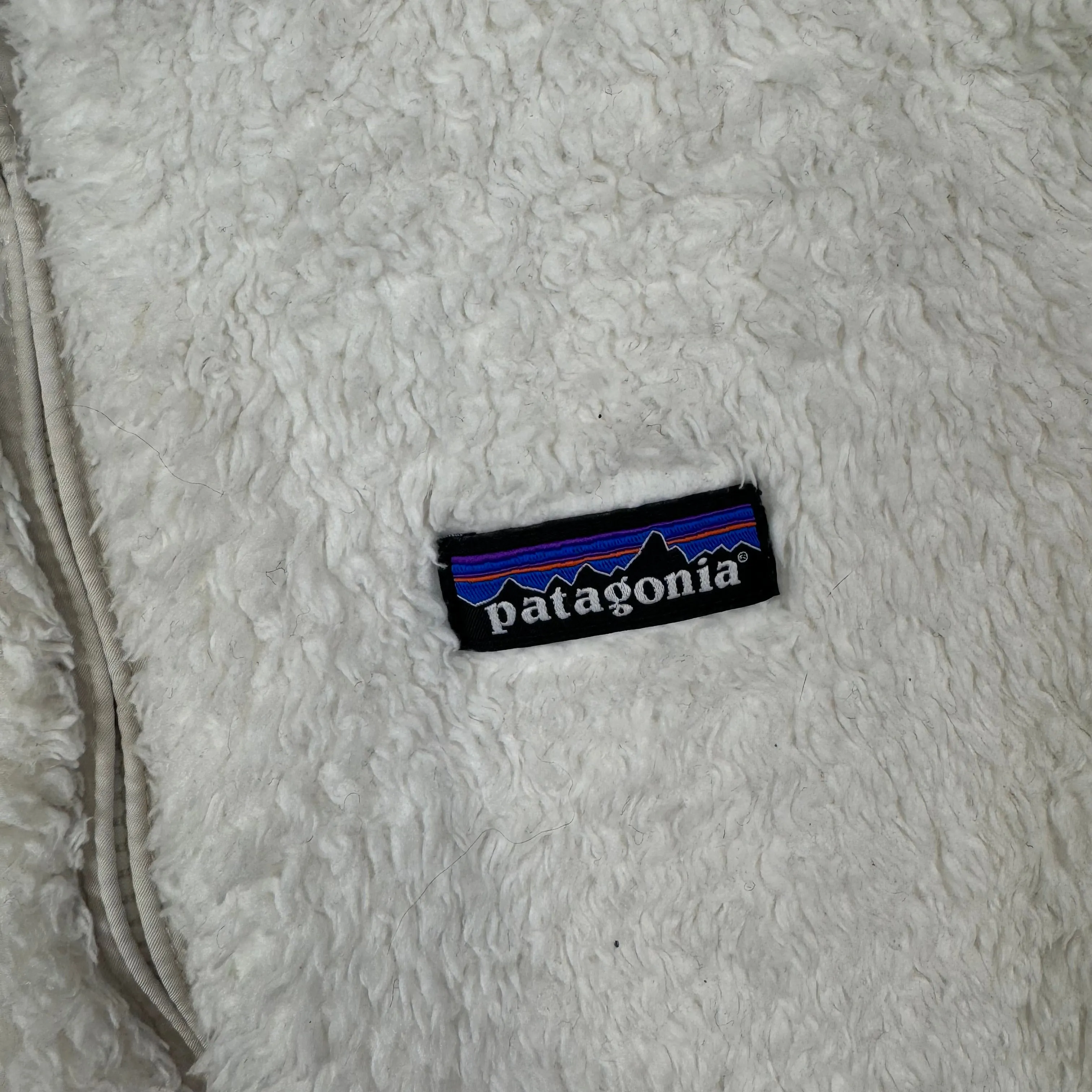 Patagonia Los Gatos Sherpa Fleece Vest Jacket White