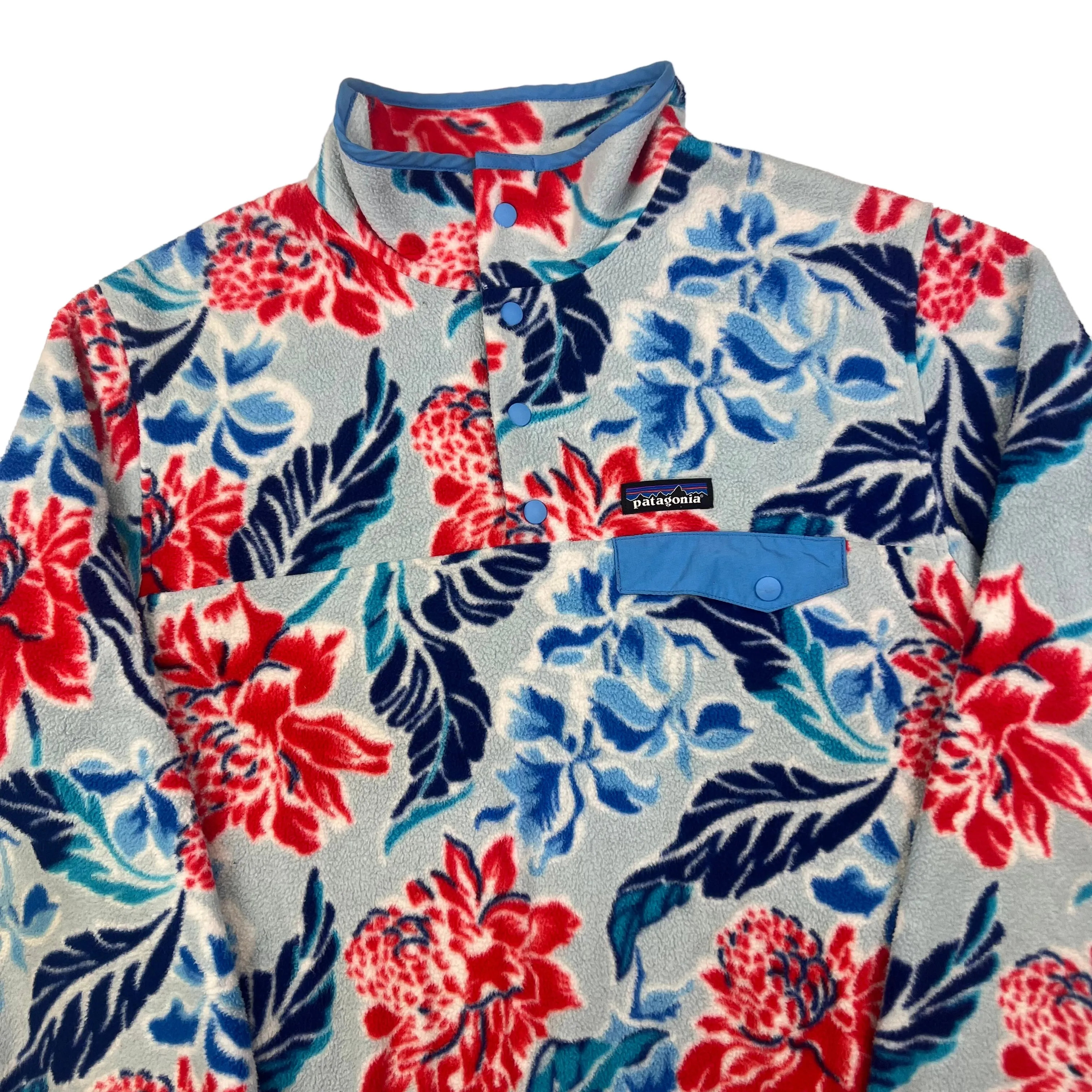 Patagonia Manoa Dusk Synchilla Snap-T Floral Fleece