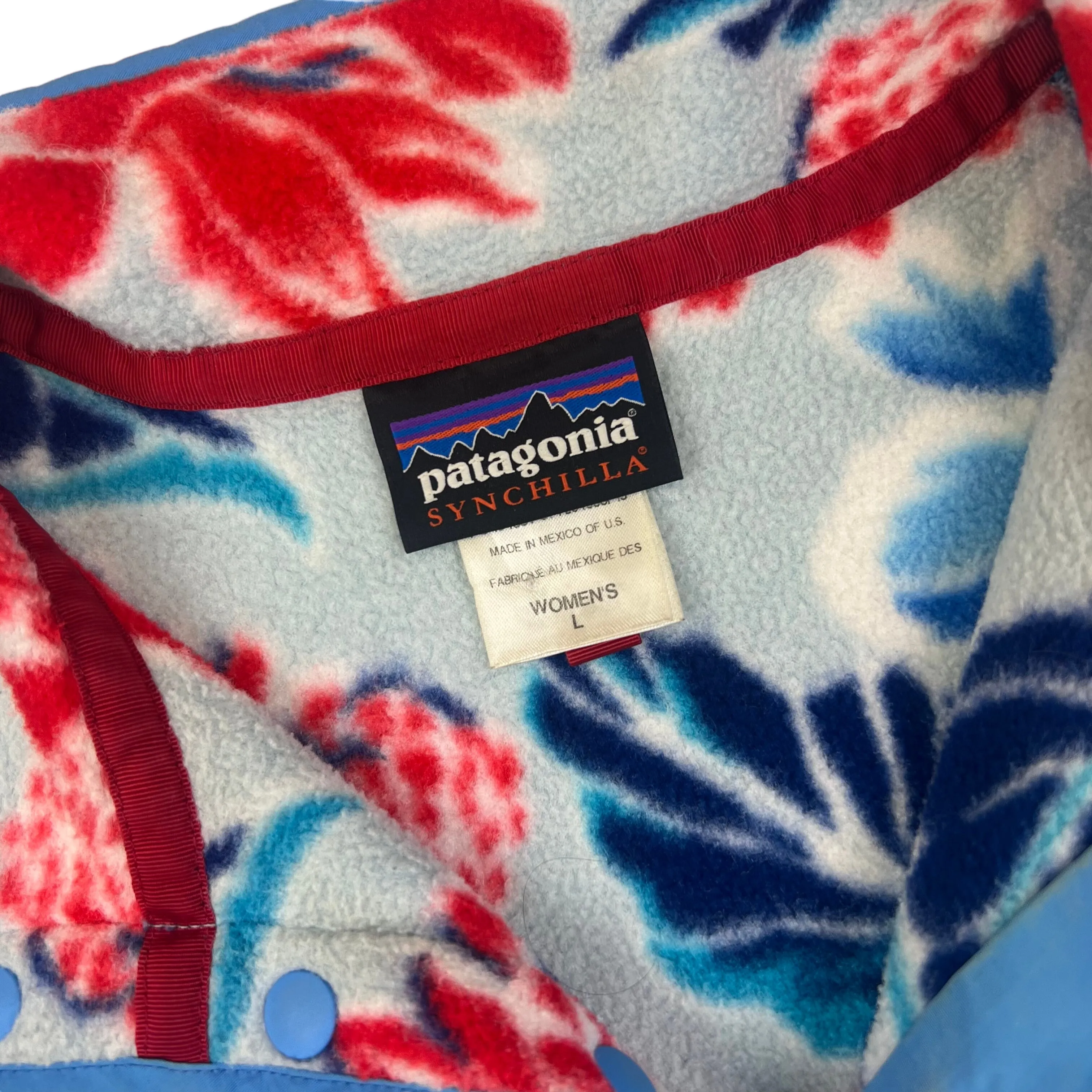 Patagonia Manoa Dusk Synchilla Snap-T Floral Fleece