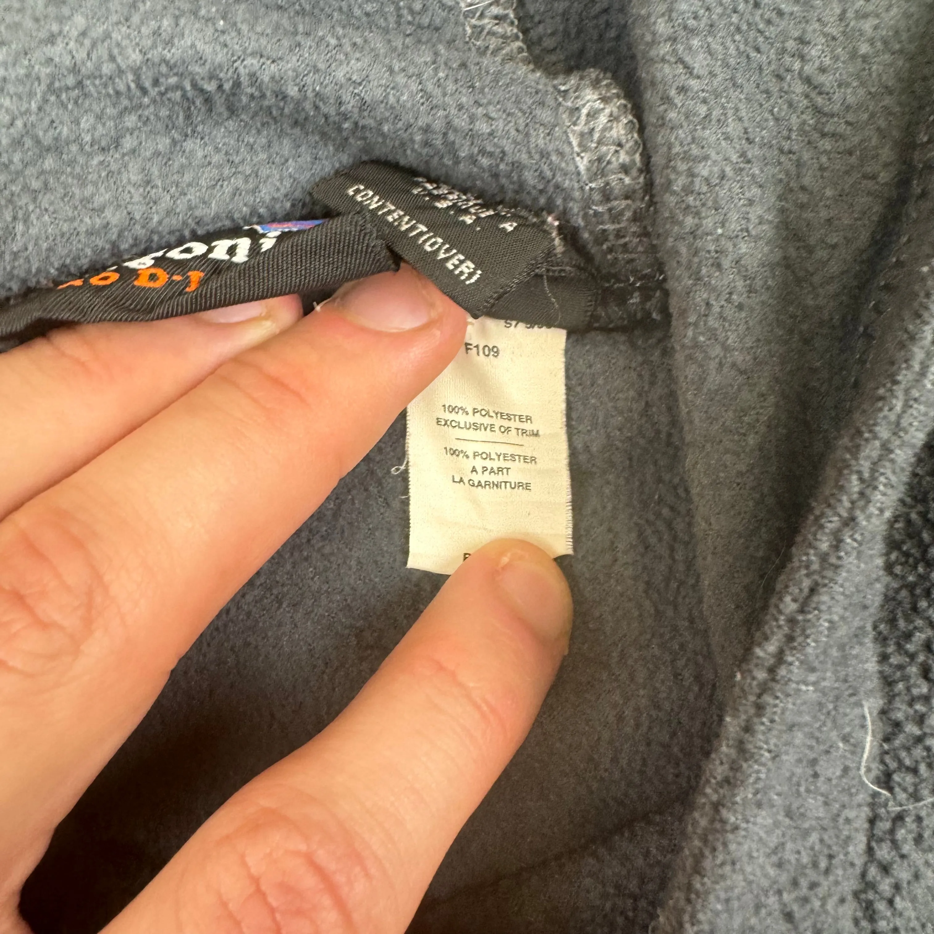 Patagonia Micro D Hooded Fleece Grey