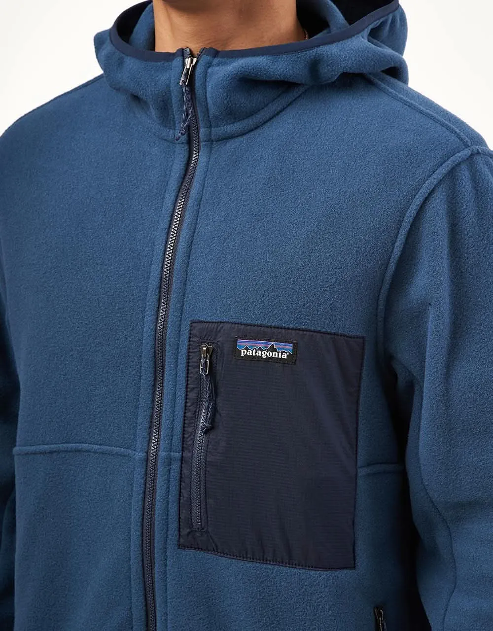 Patagonia Microdini Hooded Fleece - Tidepool Blue