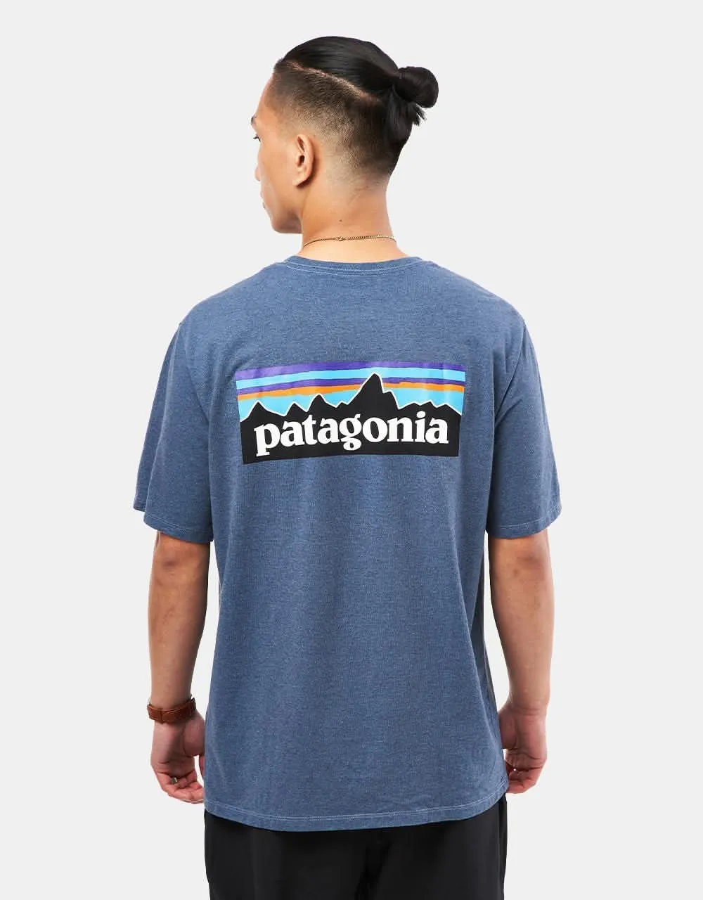 Patagonia P-6 Logo Responsibili-Tee - Utility Blue