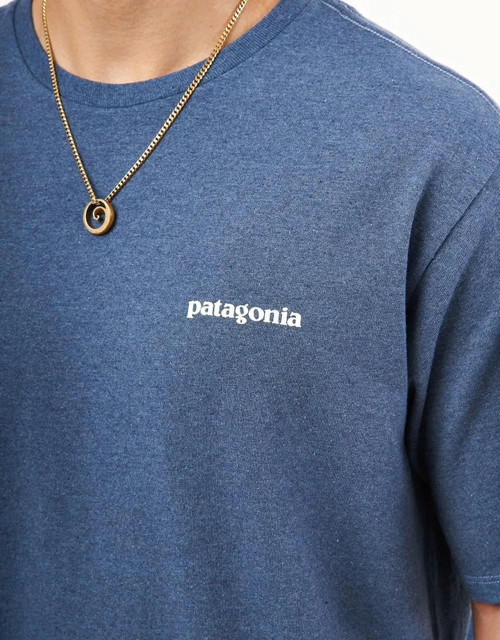 Patagonia P-6 Logo Responsibili-Tee - Utility Blue