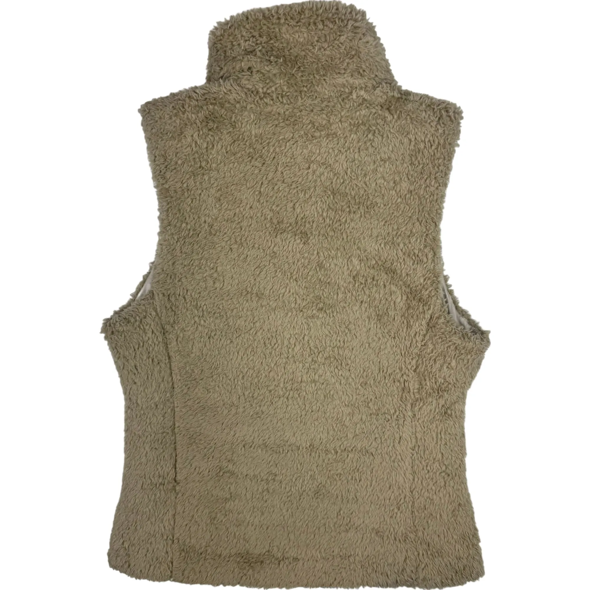 Patagonia Sherpa Sleeveless Full-Zip Fleece Vest Beige