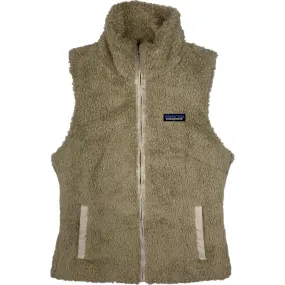 Patagonia Sherpa Sleeveless Full-Zip Fleece Vest Beige