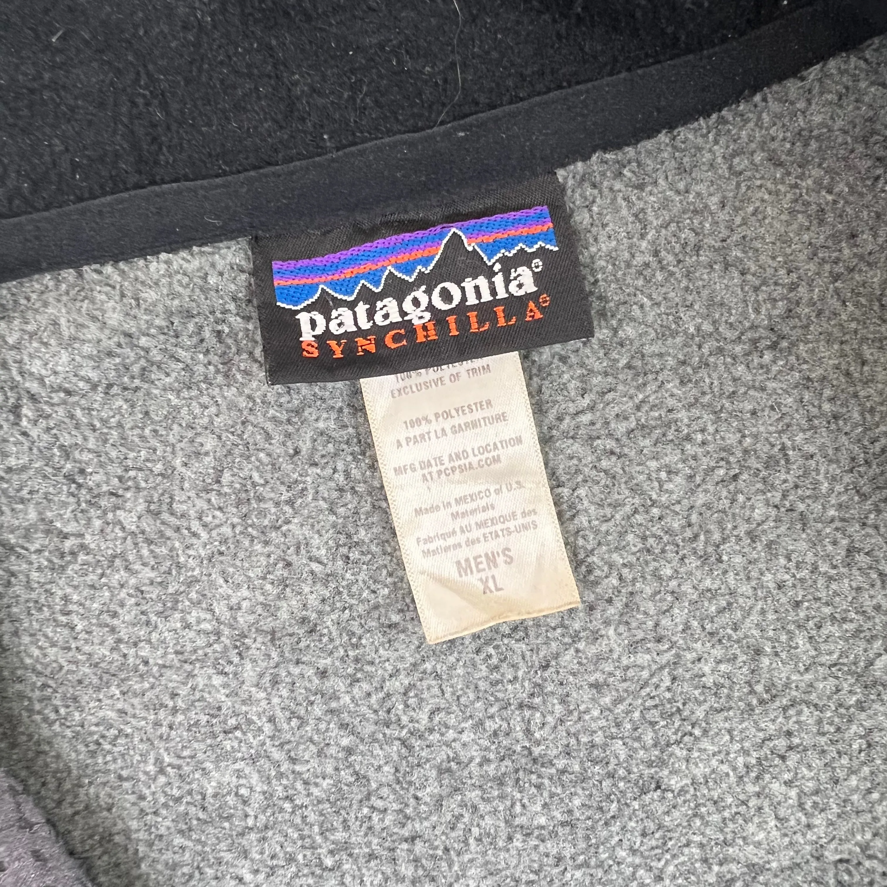 Patagonia Synchilla Fleece Gilet Vest Grey