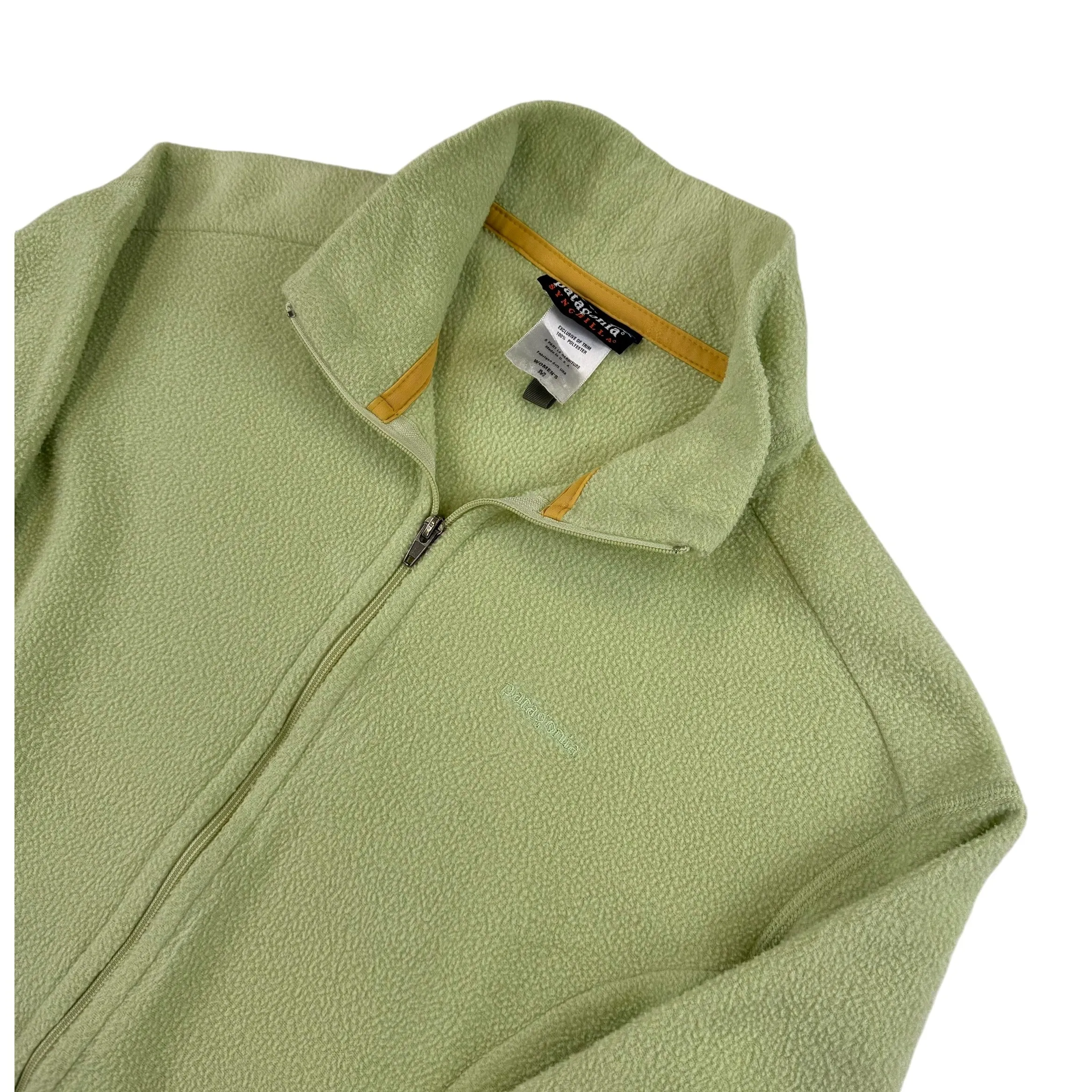 Patagonia Synchilla Zip-Up Fleece Lime Green