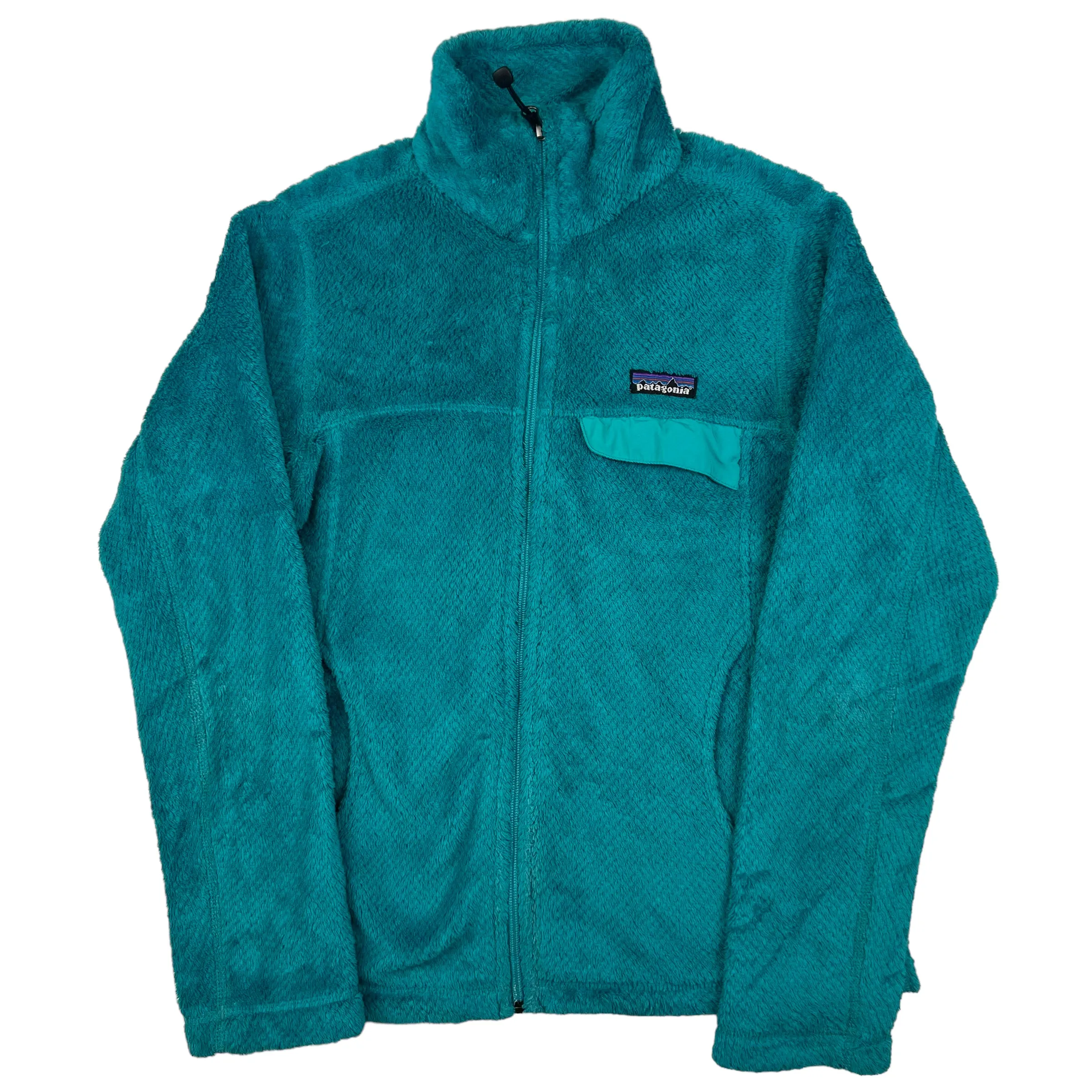 Patagonia Turquoise Blue Zip Up Fleece