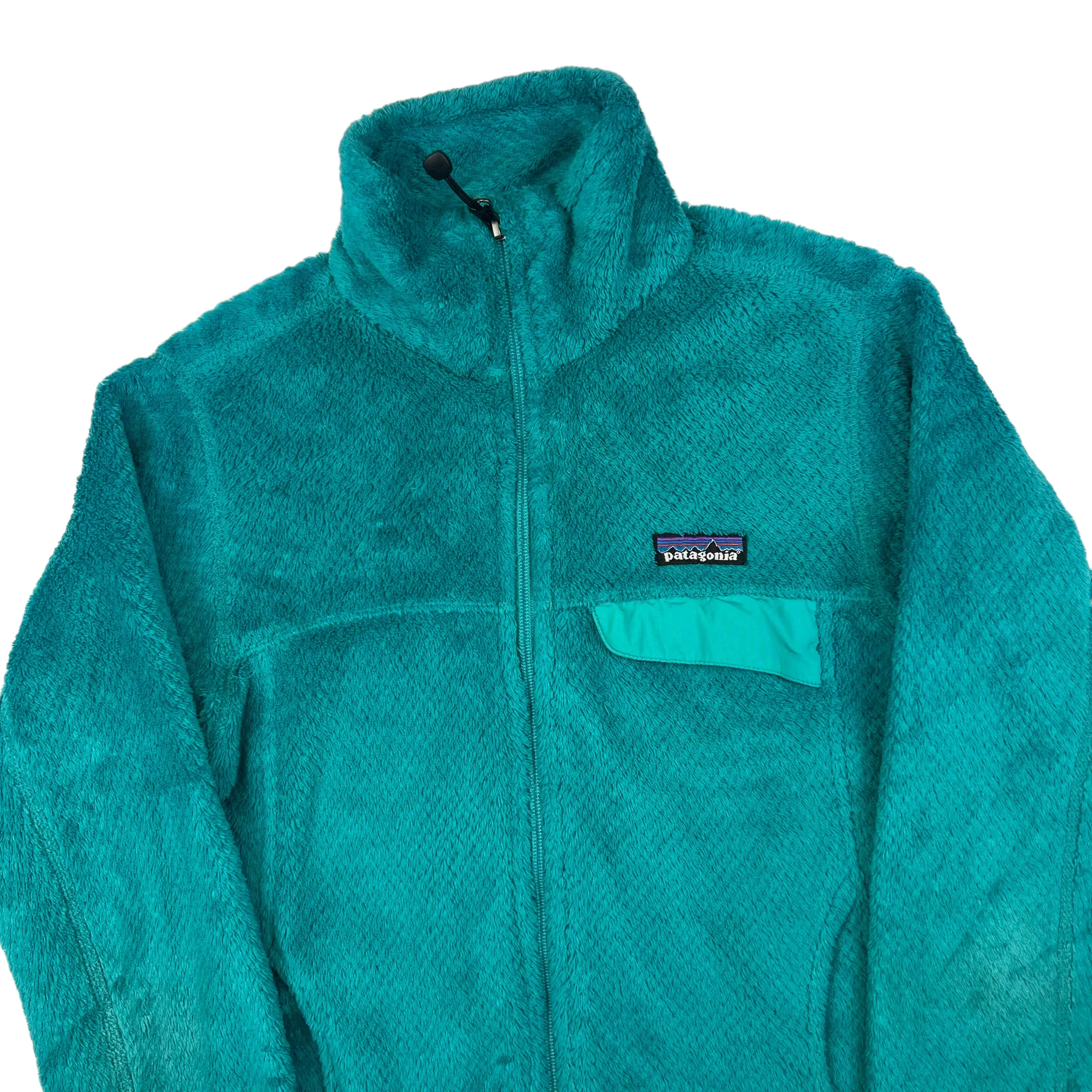 Patagonia Turquoise Blue Zip Up Fleece