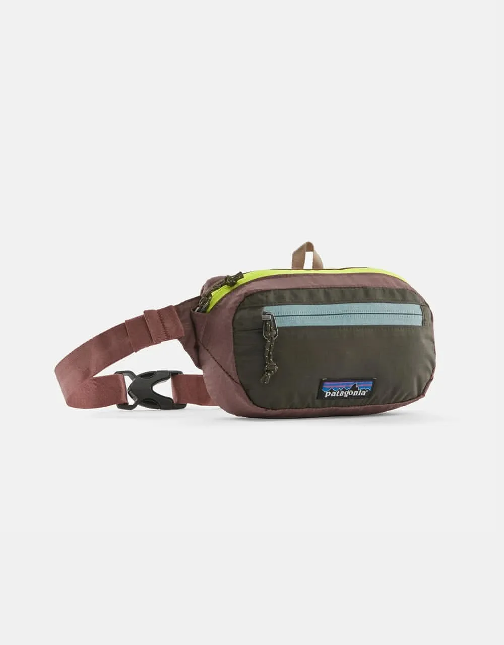 Patagonia Ultralight Black Hole Mini Hip Pack - Patchwork/Pine Needle Green