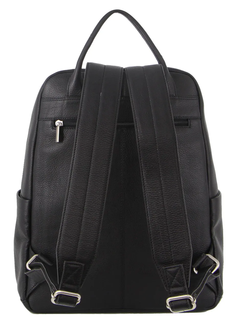 Pierre Cardin Leather Laptop Backpack PC3341