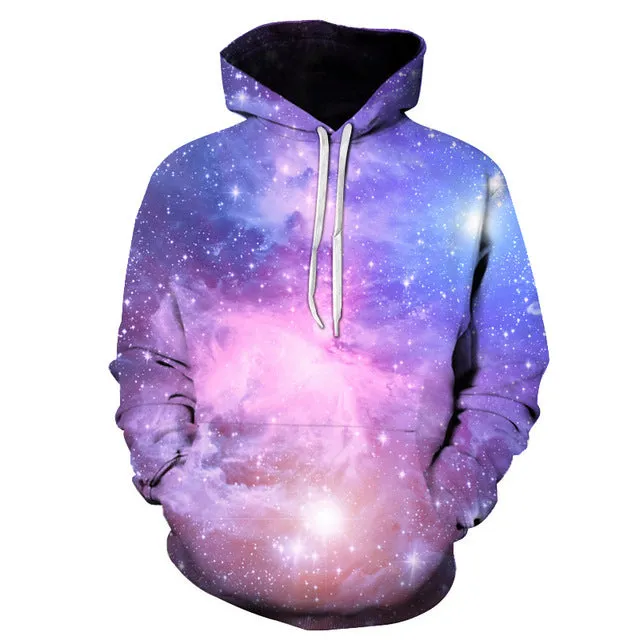 Pink Galaxy Space Hoodie