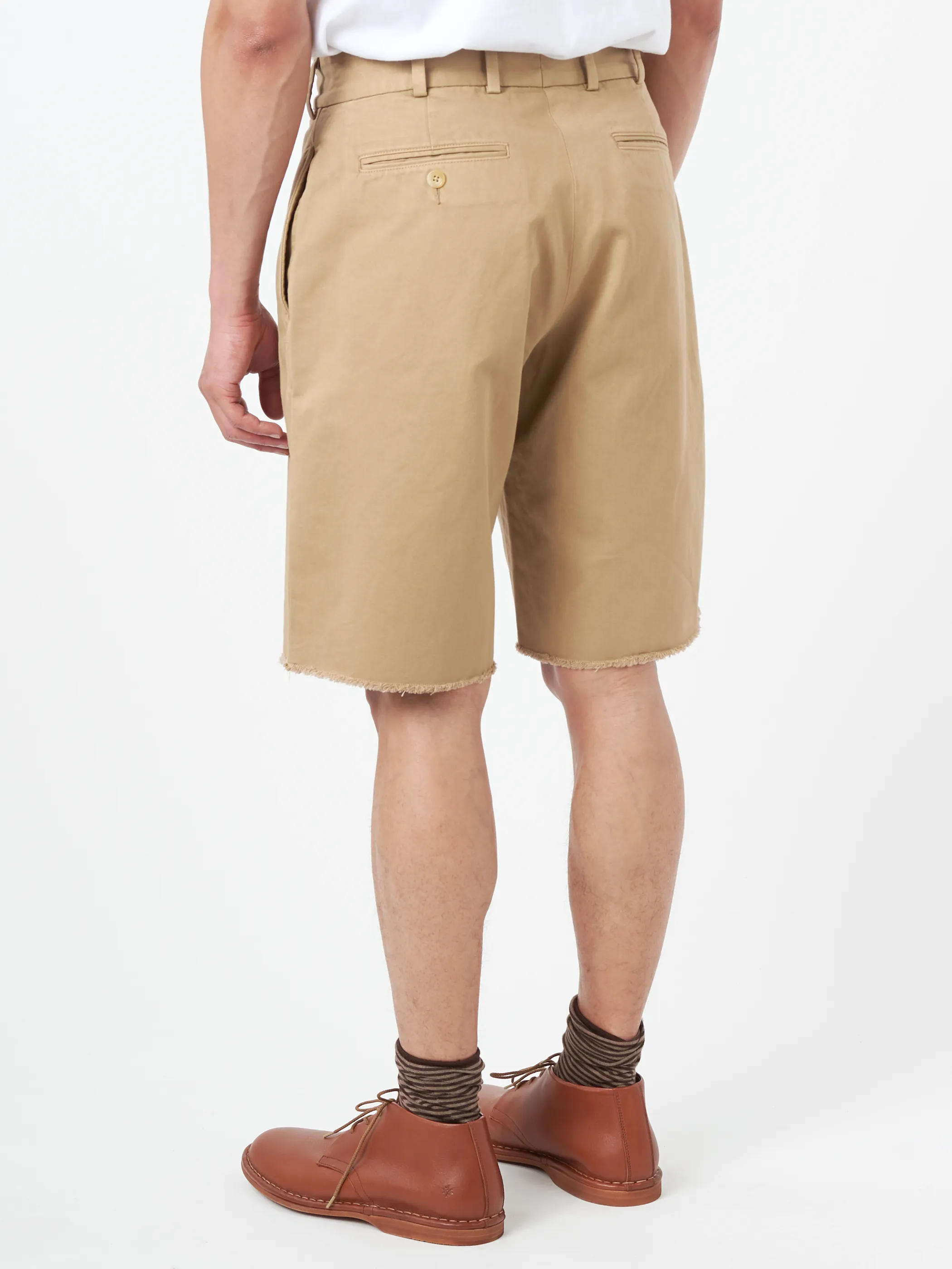 Plain Front Shorts