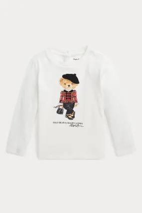 Polo Ralph Lauren Kids 9-24 Aylk Kz Bebek Polo Bear T-shirt