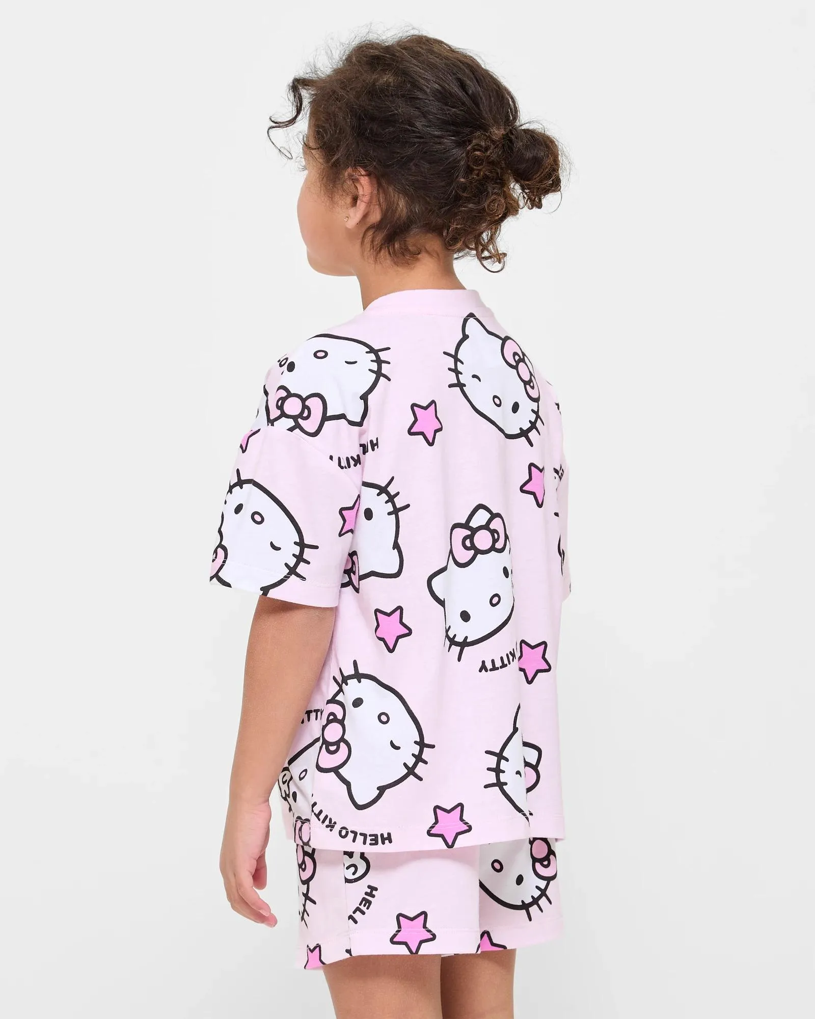 popular  Hello Kitty Cotton Pyjama Set - Pink