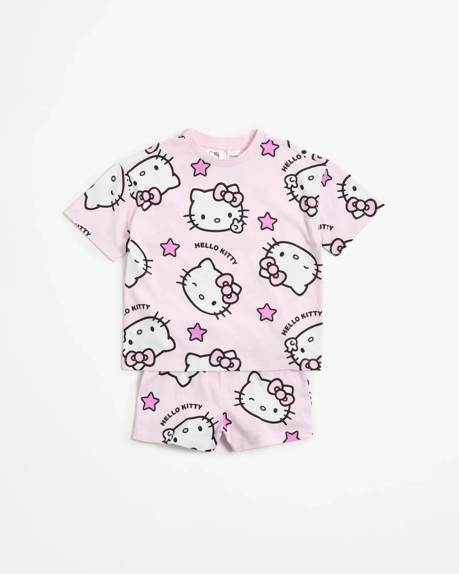 popular  Hello Kitty Cotton Pyjama Set - Pink