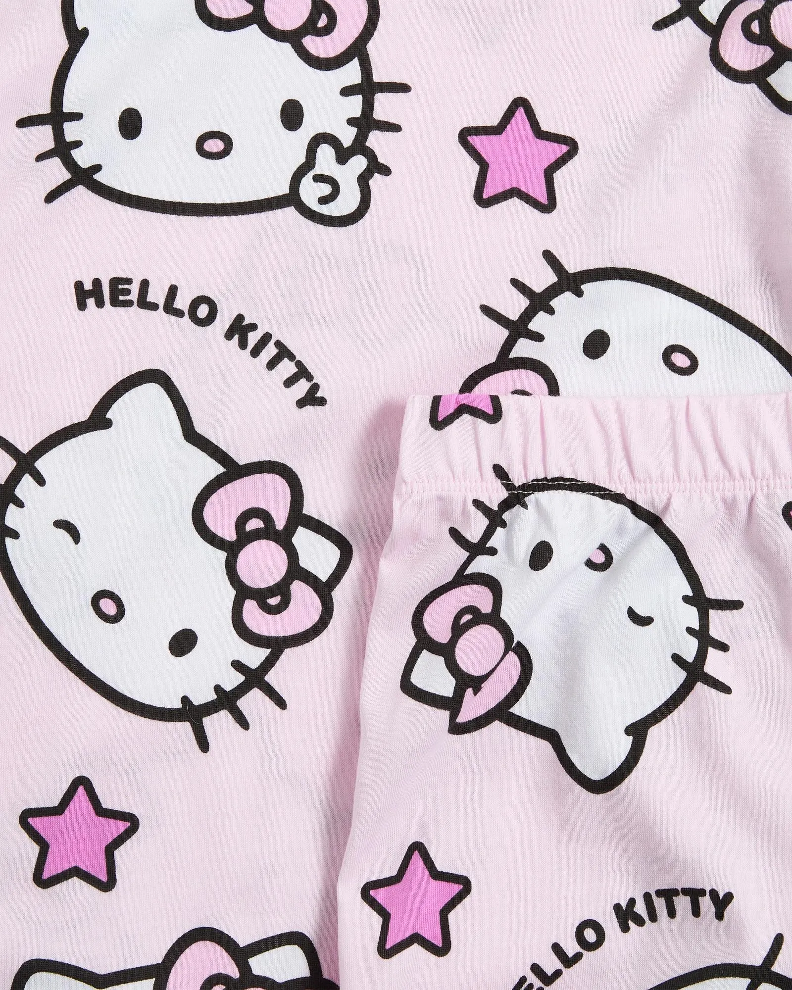 popular  Hello Kitty Cotton Pyjama Set - Pink