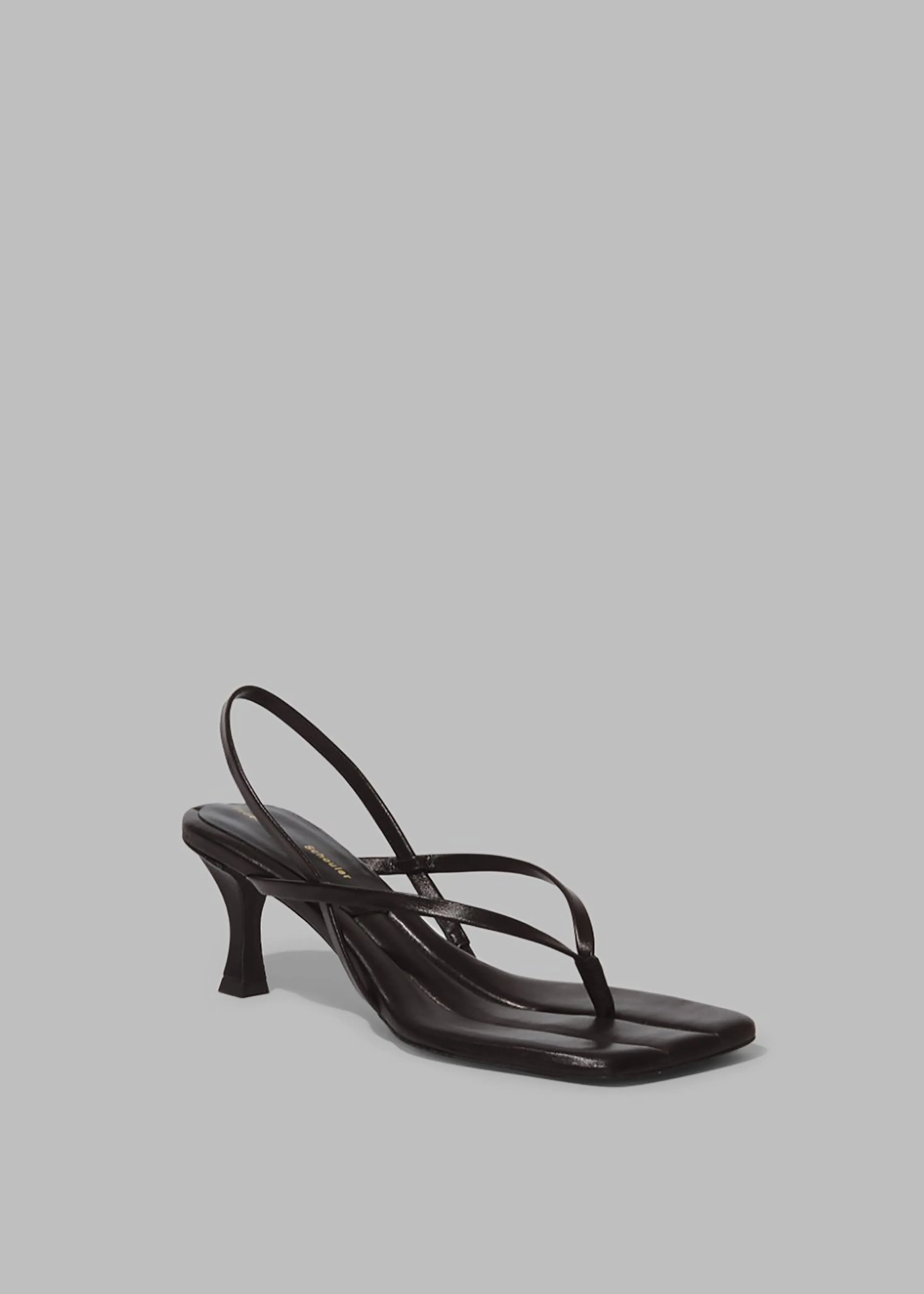 Proenza Schouler Square Thong Sandals - Black